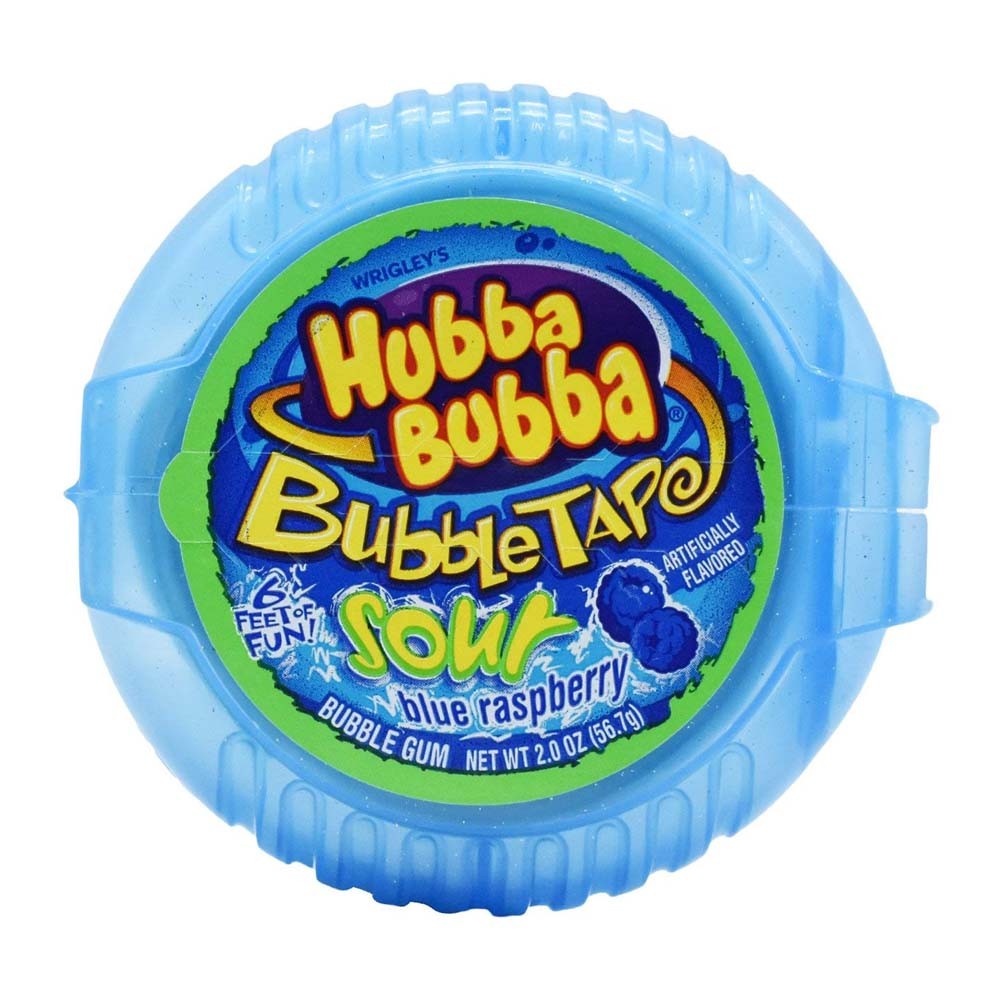 Hubba Bubba Frambuesa Azul Agria