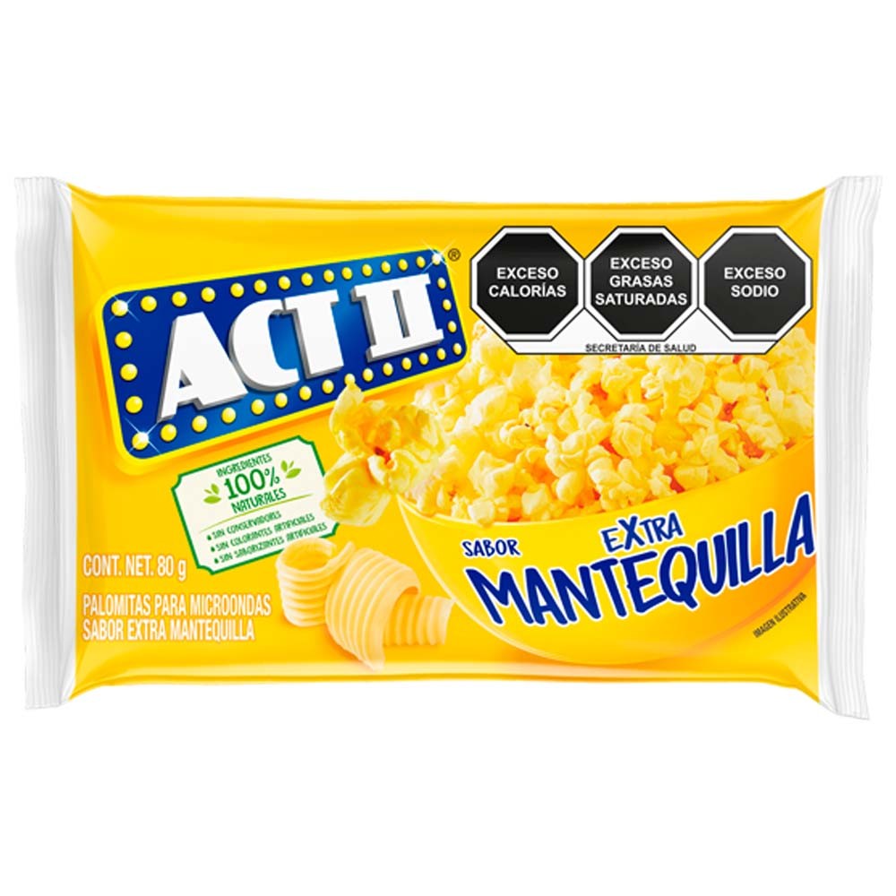 Act II Extra Butter Lovers Microwave Popcorn