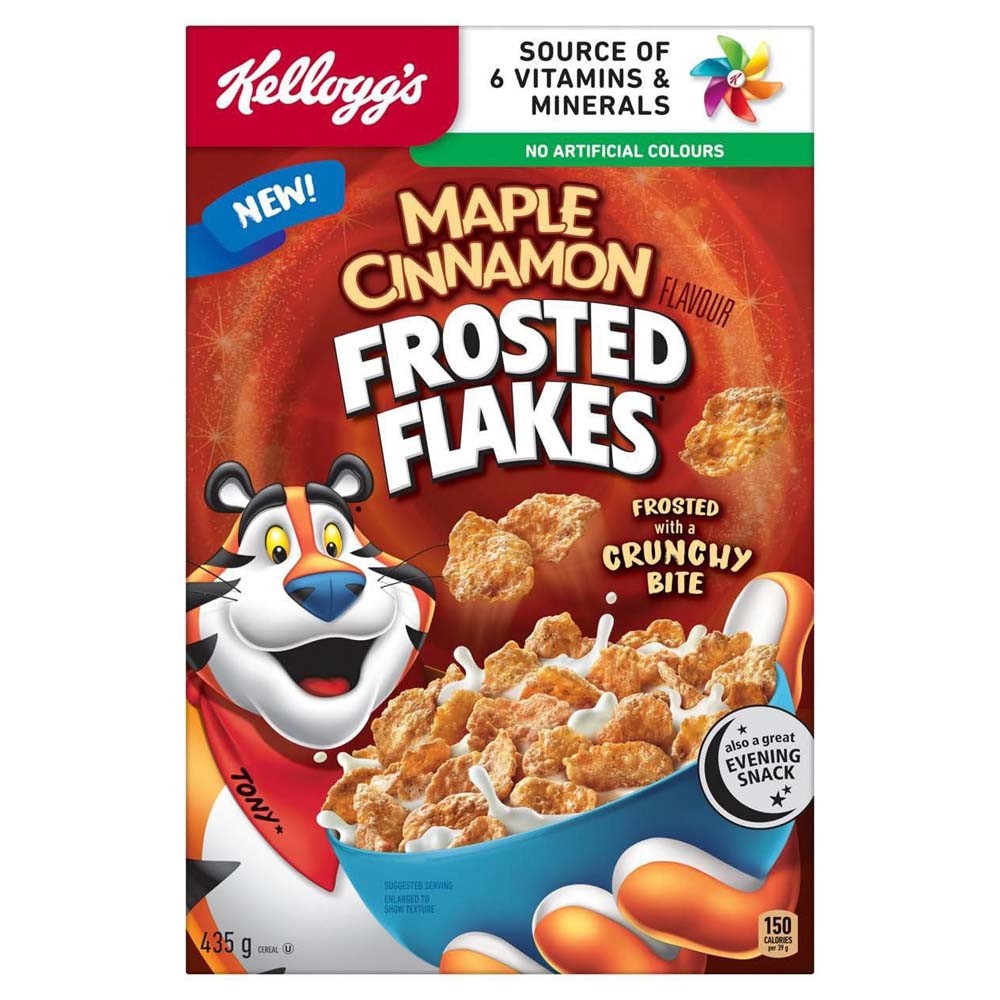 Buy Kellogg's Maple Cinnamon Frosted Flakes Cereal - Pop's America