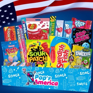 Chuches Americanas - Caja de regalo de caramelos y chocolates