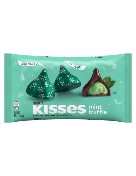 Hershey's Christmas Kisses Trufa de menta