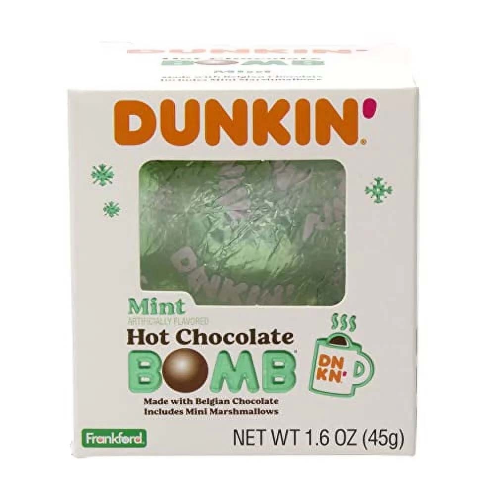 Dunkin' Hot Chocolate Mint Bomb