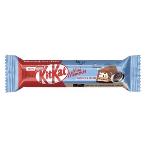 Minibarres KINDER BUENO au chocolat au lait et à la crème aux noisettes 27  chocolats emballés individuellement par sachet (145g) 