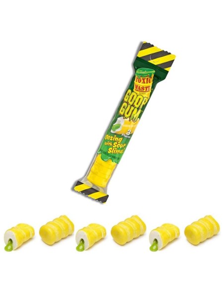 Toxic Waste Goop Gum Oozing With Sour Slime