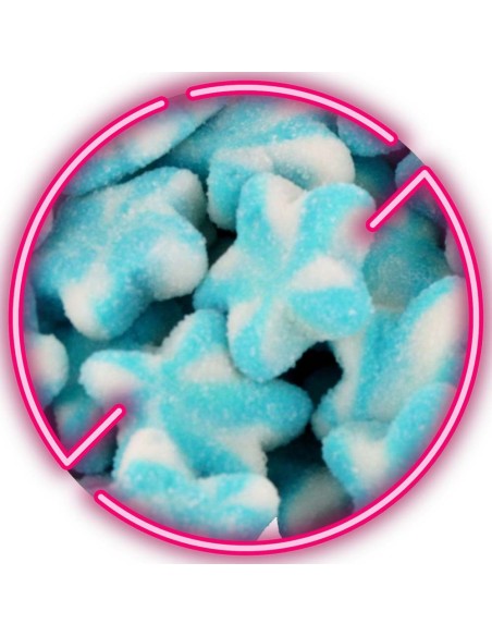 Girar estrellas azules