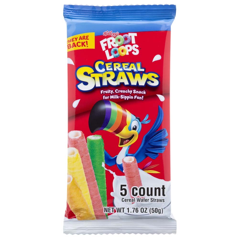 Buy Kellogg's Froot Loops Cereal Straws - Pop's America