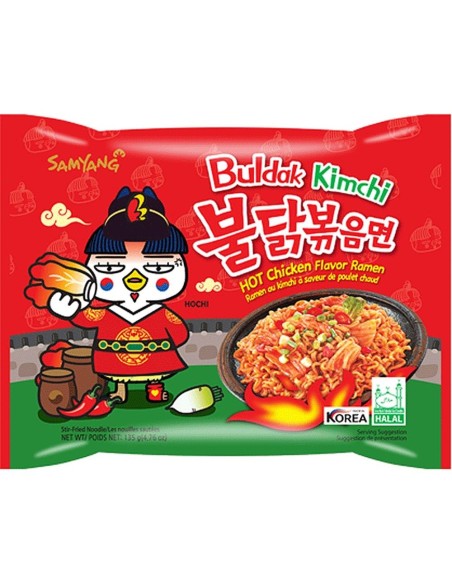 Samyang Ramen Kimchi Noodles piccanti al pollo