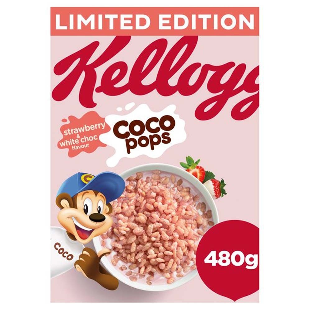 Kellogg's Coco Pops Strawberry & White Chocolate