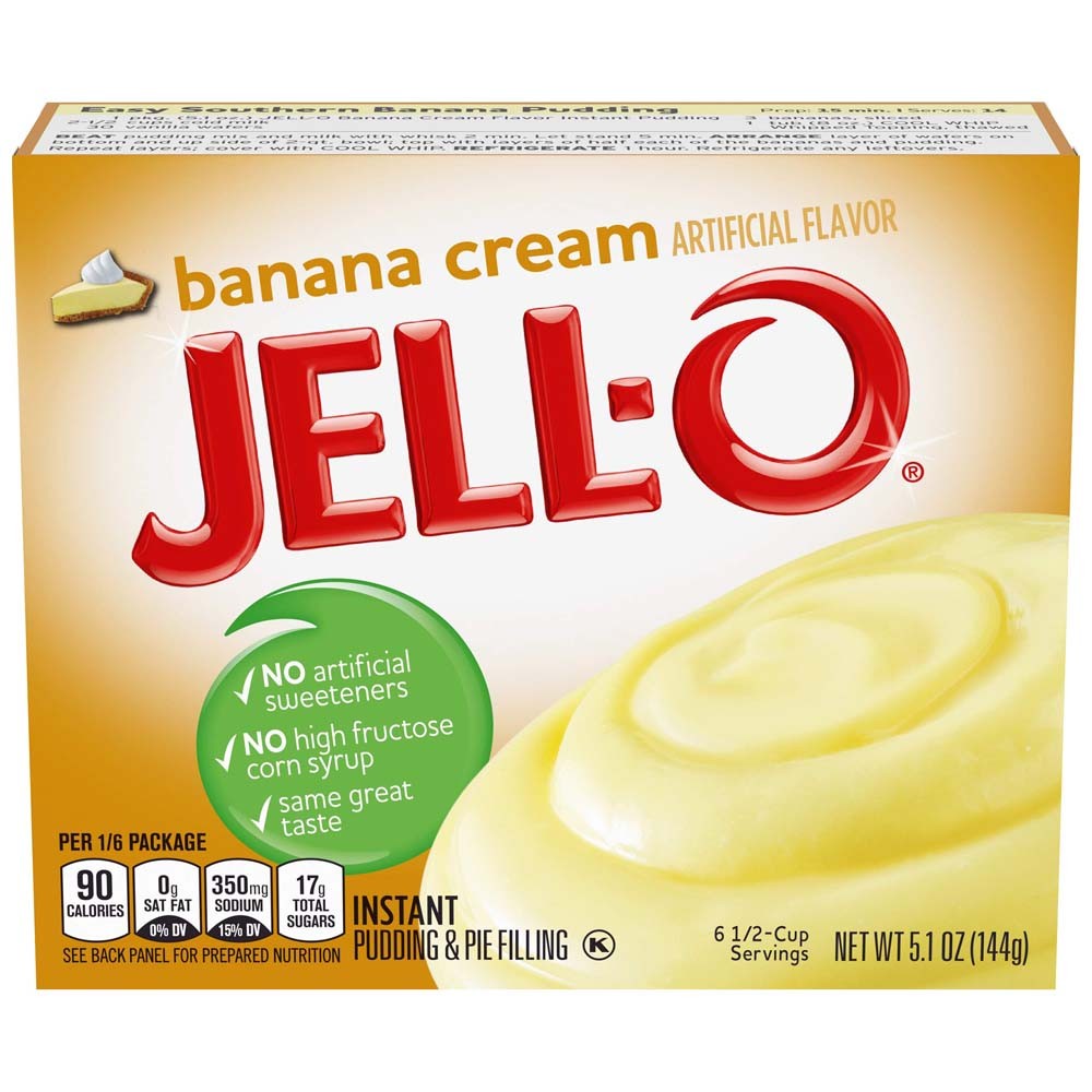 Jell-O Pudding Banana Cream