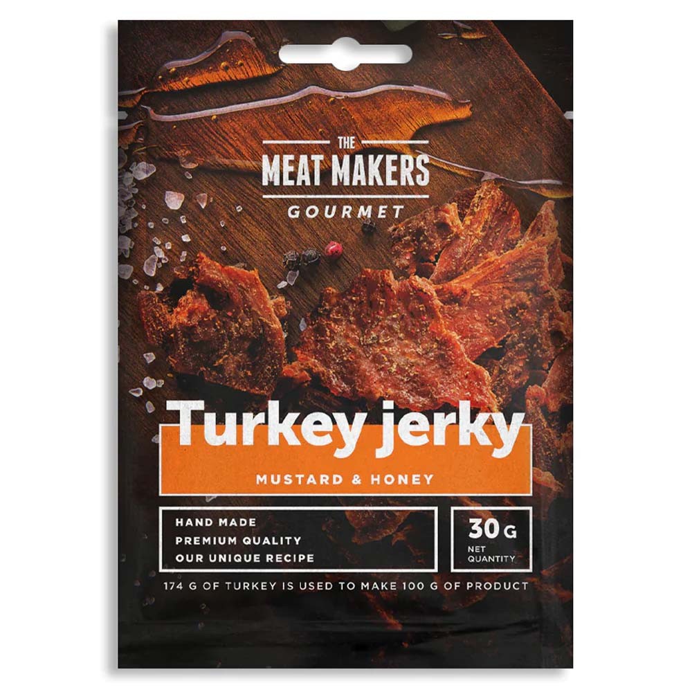 The Meat Makers Gourmet Turkey Jerky Mustard & Honey