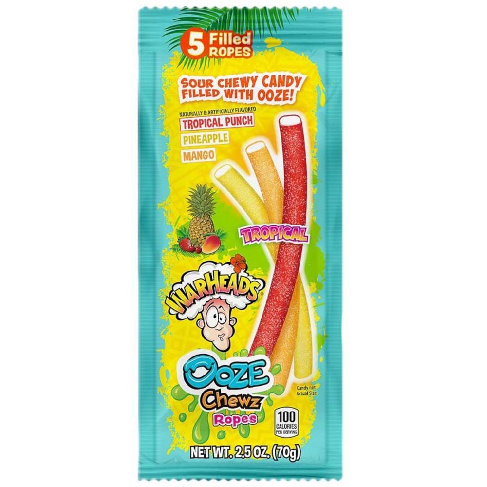 Warheads Ooze Chewz Ropes Tropical