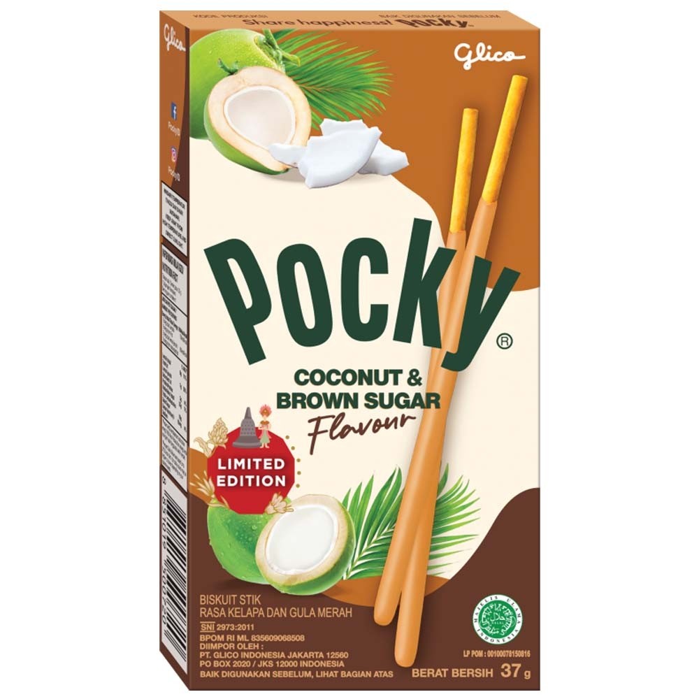 Glico Pocky Coconut et Brown Sugar