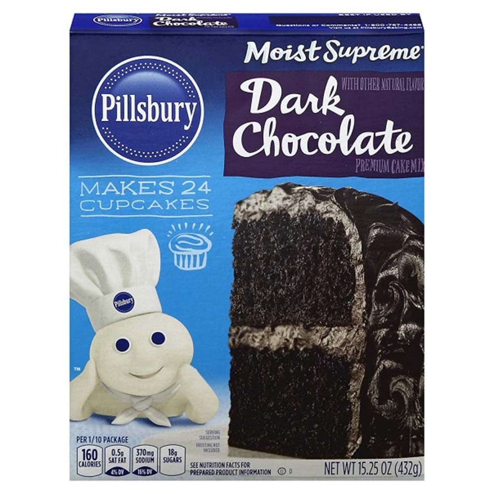 Pillsbury Moist Supreme Cake Mix Dark Chocolate