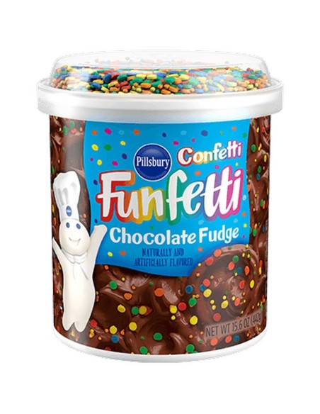 Pillsbury Funfetti Confetti Frosting Chocolate