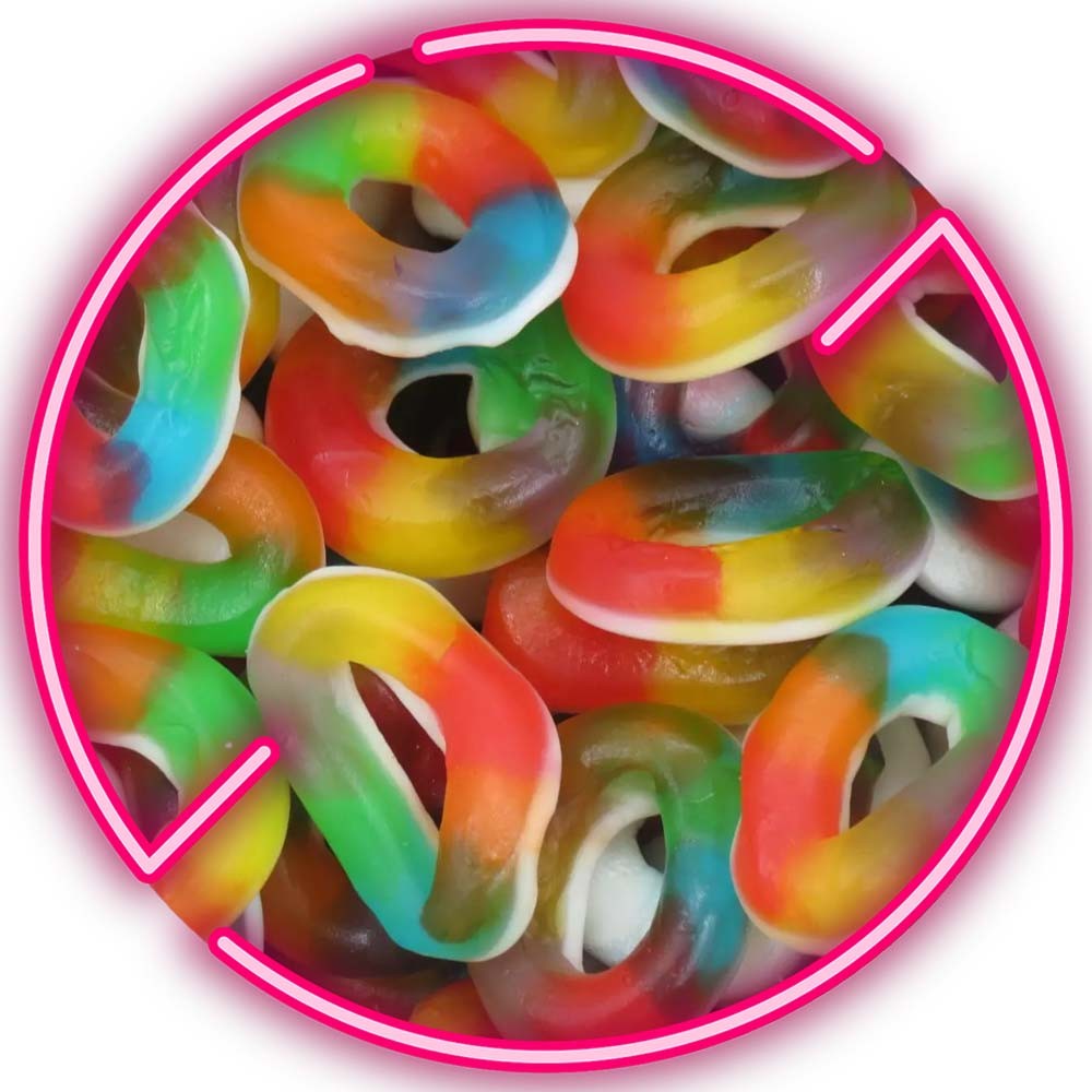 Jelly Rainbow Rings