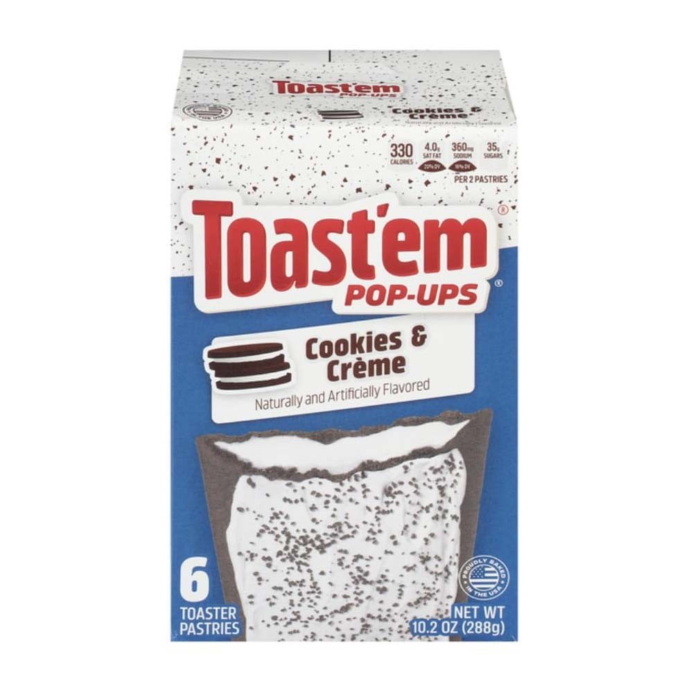 Toast'em Pop-Ups Cookies & Cream