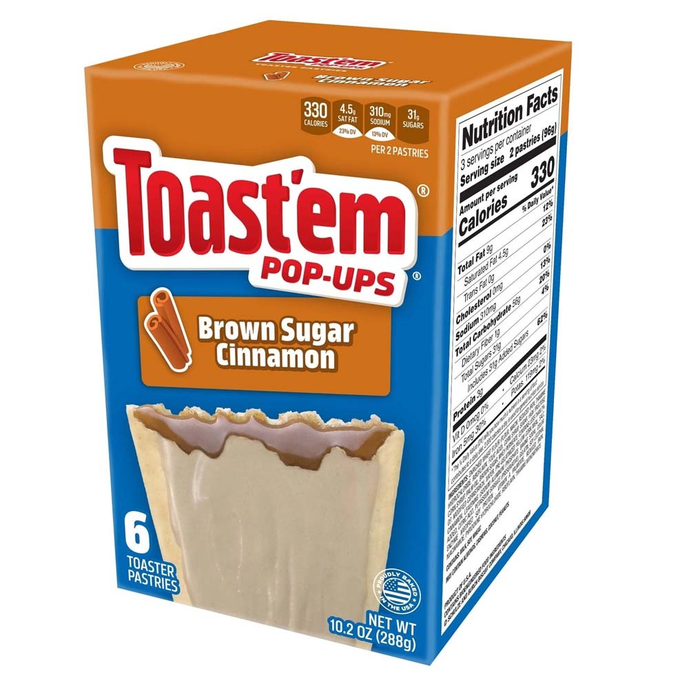 Toast'em Pop-Ups Brown Sugar Cinnamon
