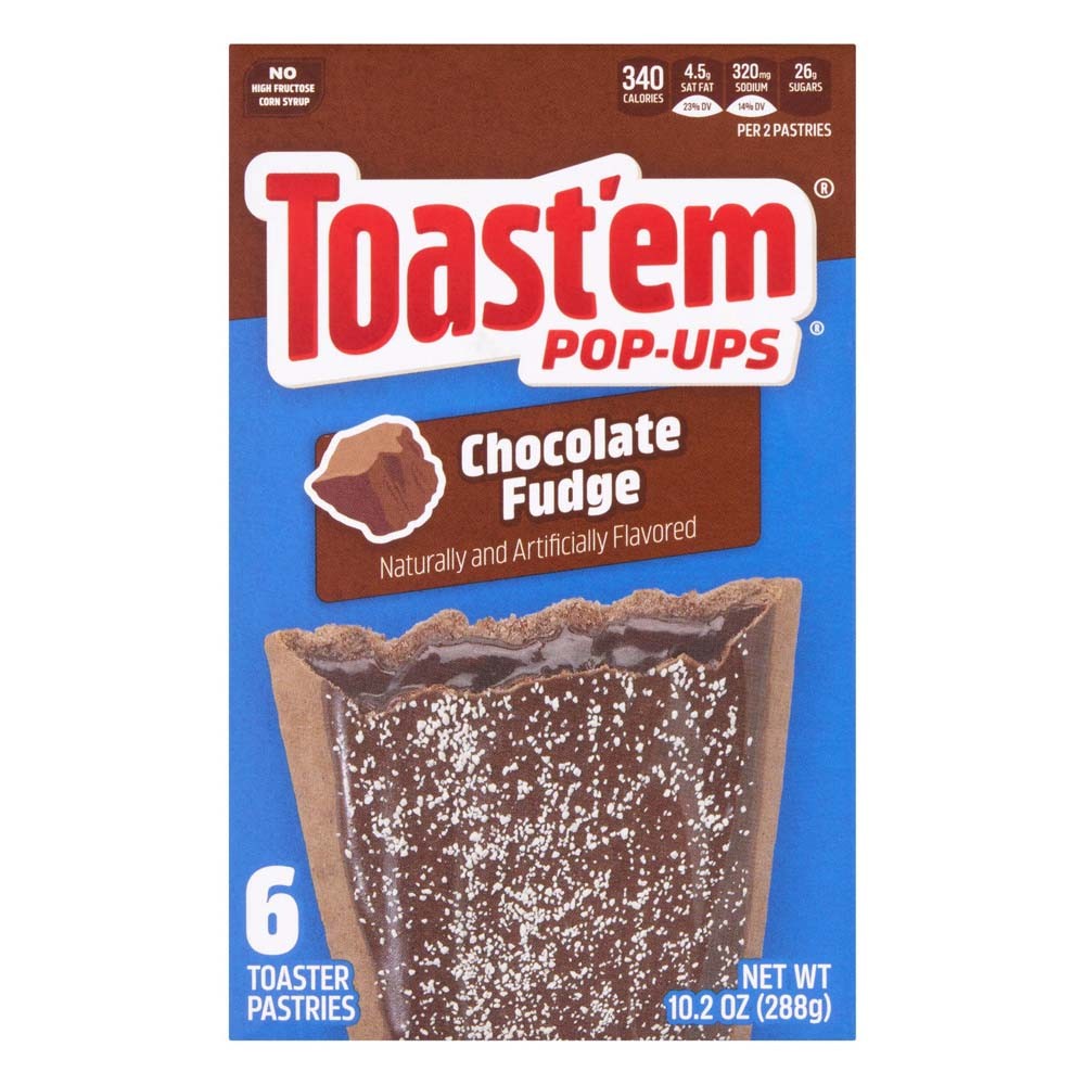 Toast'em Pop-Ups Frosted Chocolate Fudge