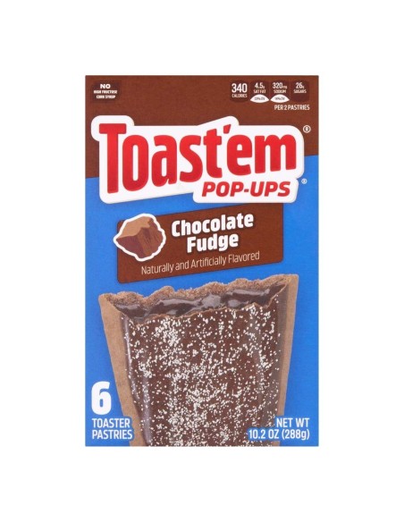 Toast'em Pop-Ups Frosted Chocolate Fudge