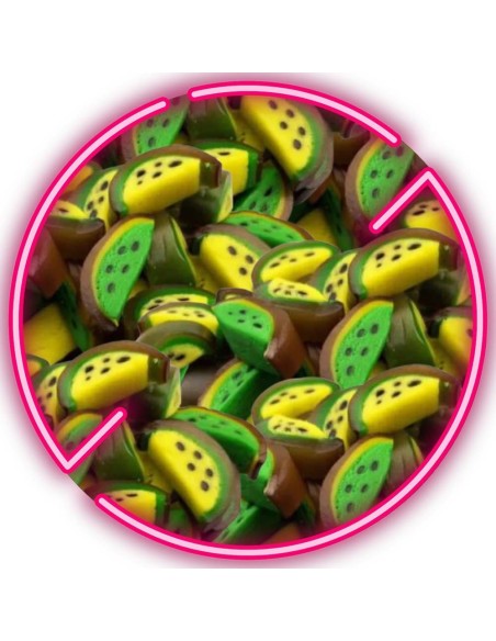 Rodajas de kiwi suaves