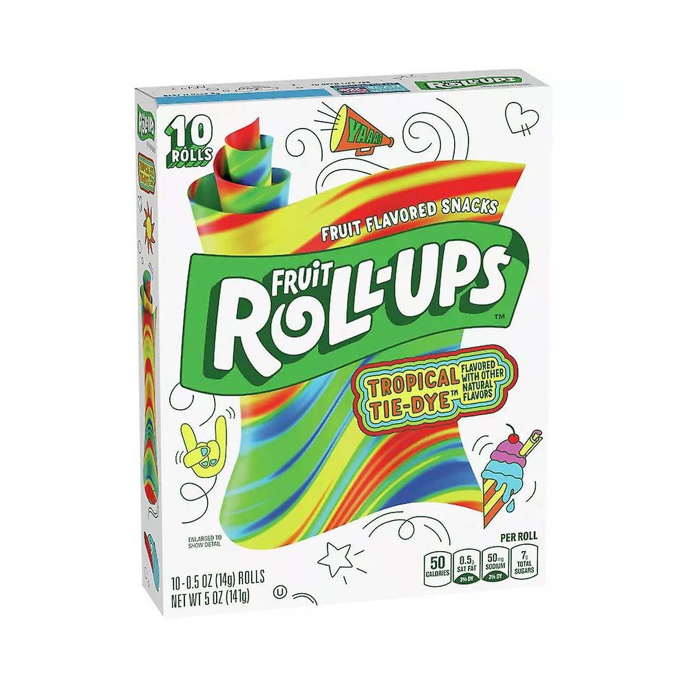 Fruit Roll-Ups Tropical Tie-Dye