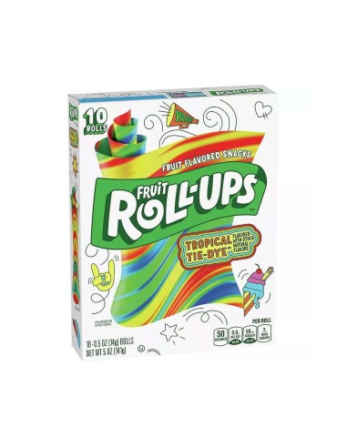 Fruit Roll-Ups Tropical Tie-Dye