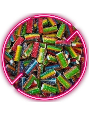 Lápices rellenos Mini Sour Rainbow