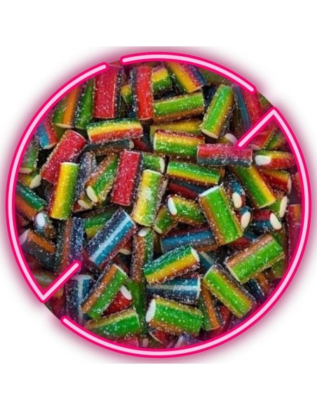 Lápices rellenos Mini Sour Rainbow