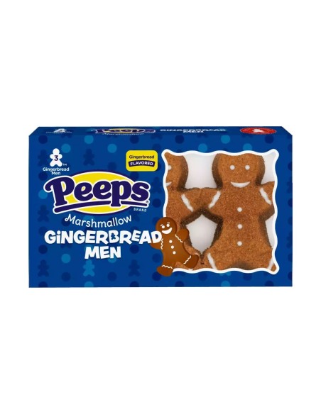 Peeps Marshmallow Gingerbread Men x3