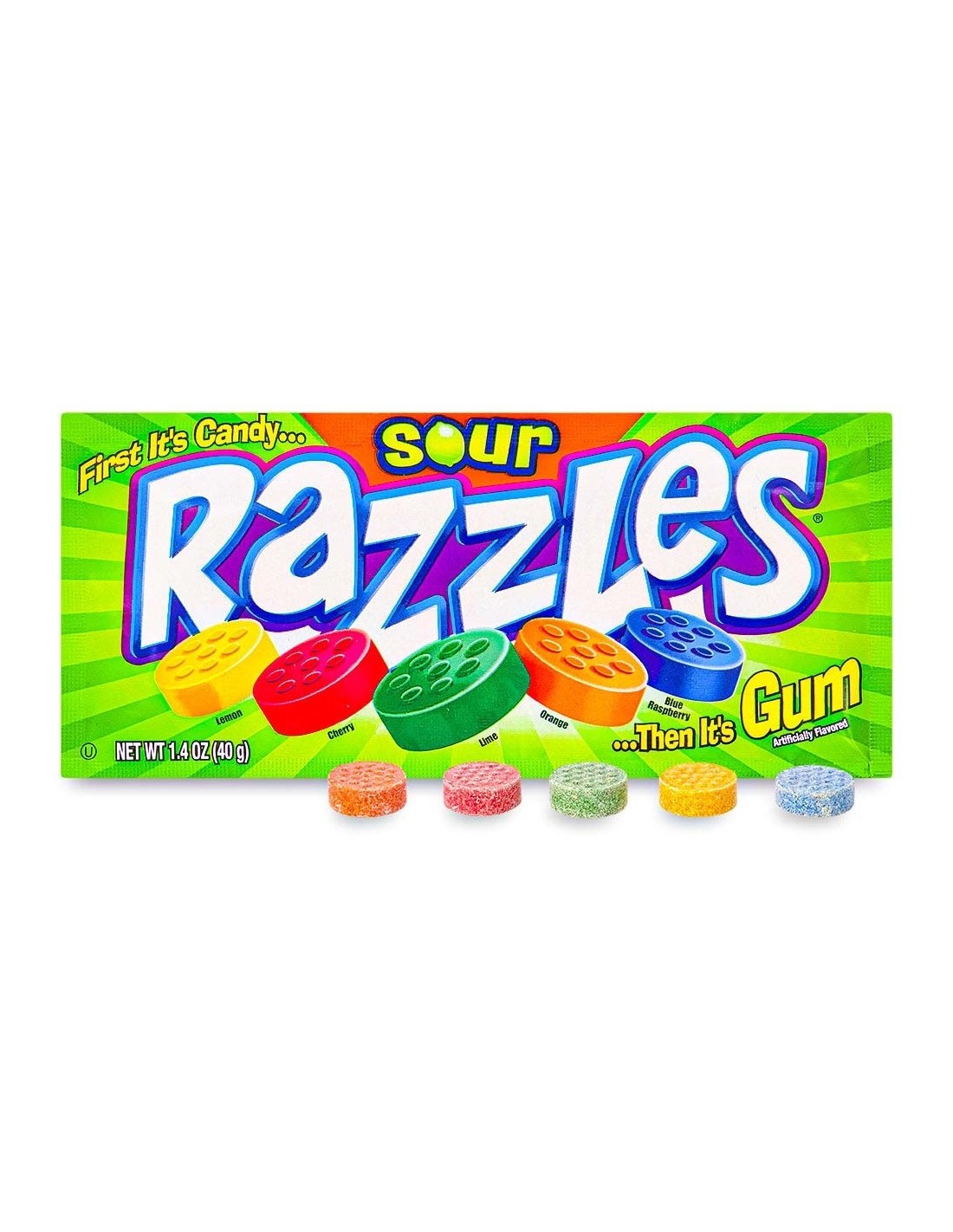 Mini Razzles Comprar Razzles Sour Candy Gum - Pop's America Grocery Store