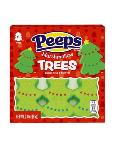 Peeps Marshmallow Alberi di Natale x6