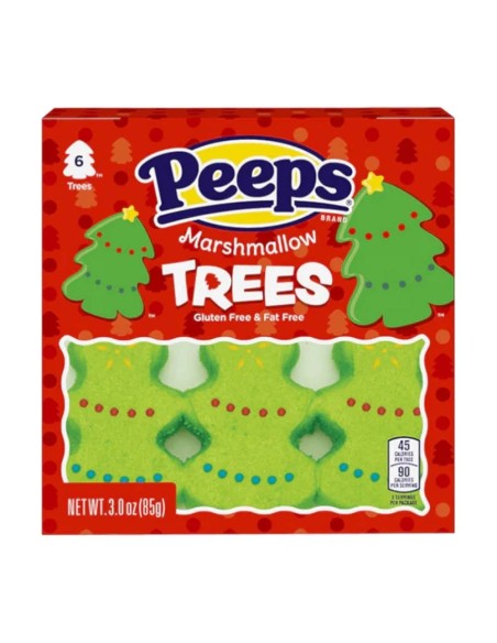 Peeps Marshmallow Alberi di Natale x6