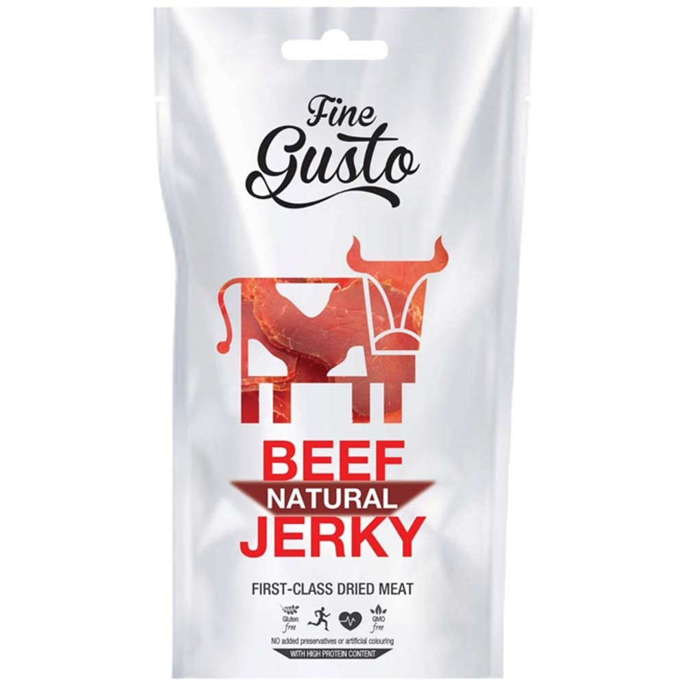 Fine Gusto Beef Jerky Natural 100g