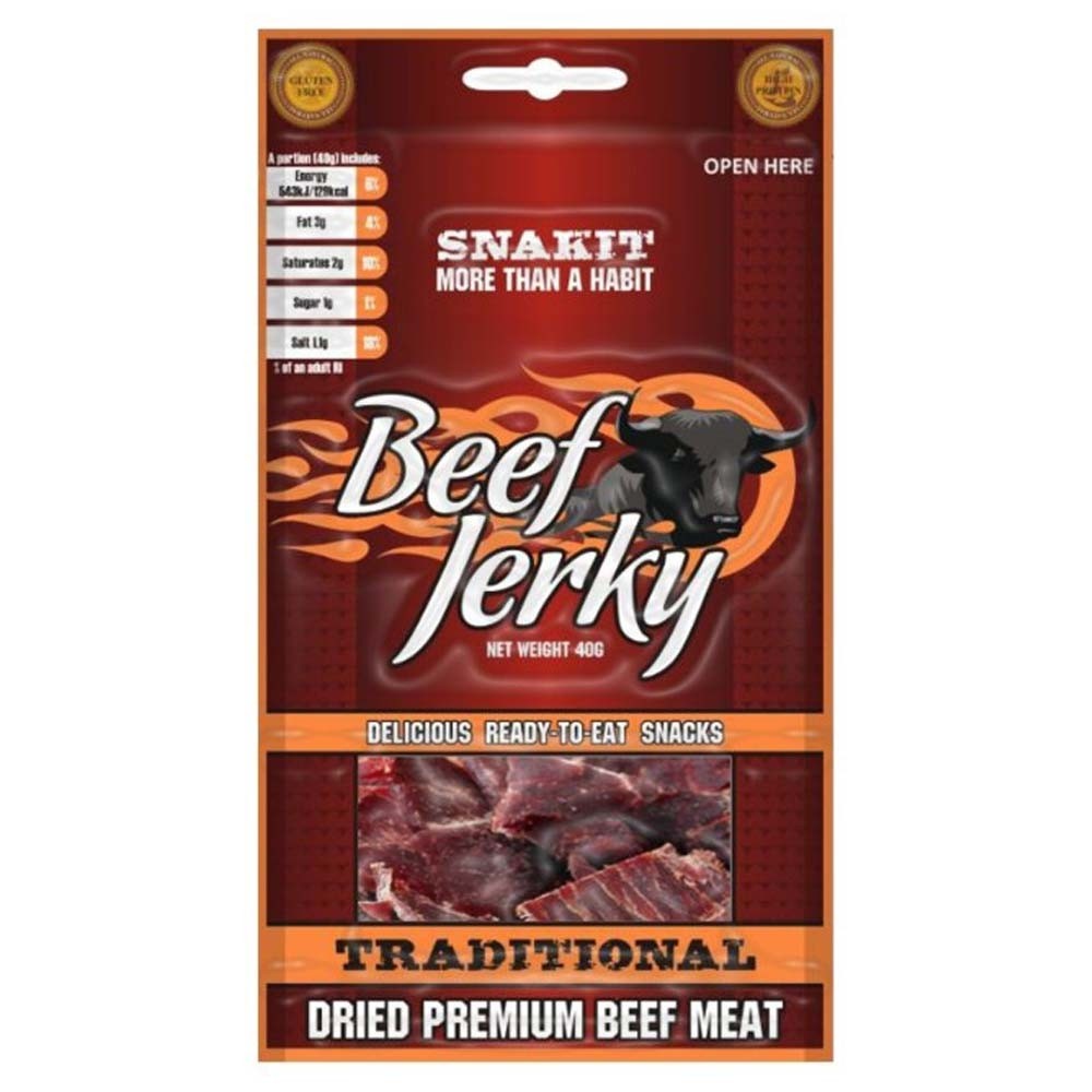 Snakit Beef Jerky Traditional