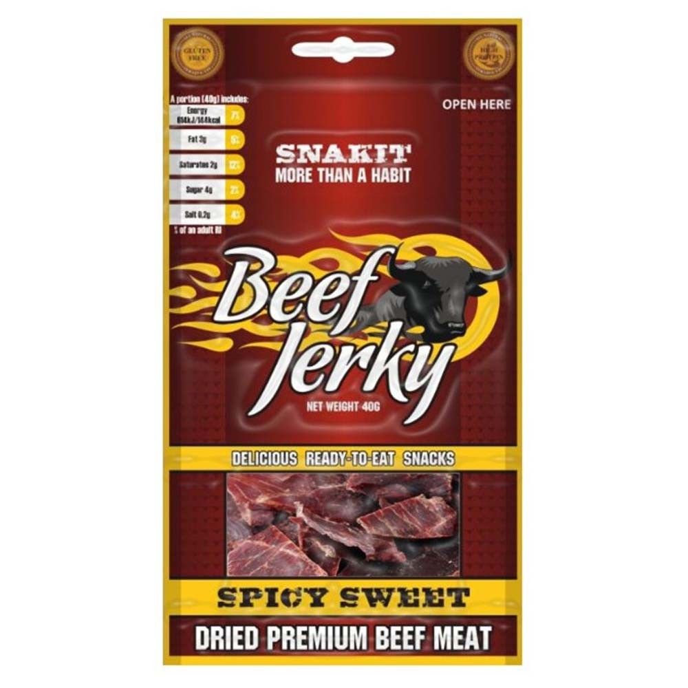 Snakit Beef Jerky Spicy Sweet