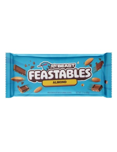 MRBEAST Feastables Chocolate con leche y almendras