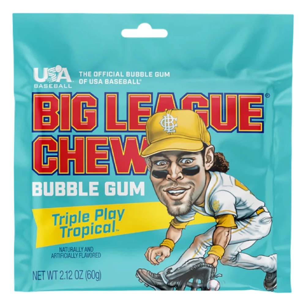 Big League Chew Bubble Gum Triple...
