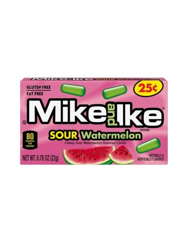Mike and Ike Sour Watermelon 22g