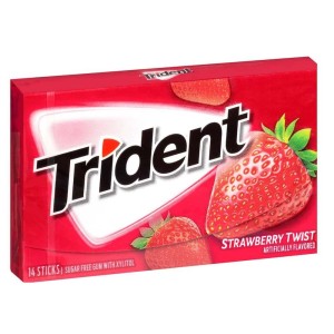 Trident Strawberry Twist Chewing Gum
