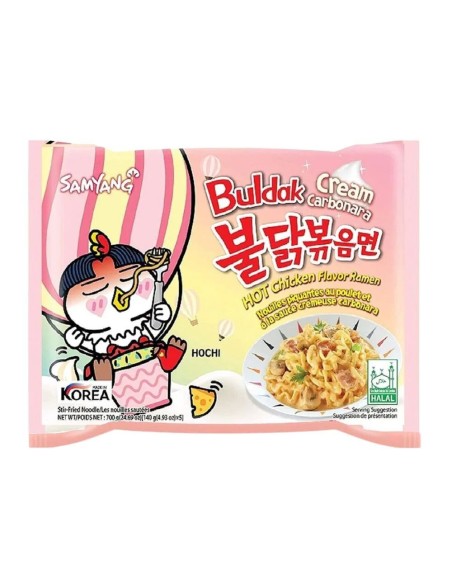 Samyang Ramen Pollo Piccante Crema Carbonara Noodles