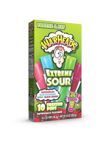 Warheads Extreme Sour Freezer Pops