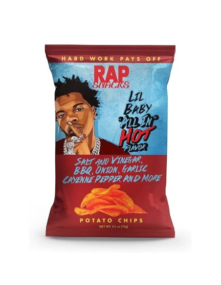 Rap Snacks Chips Lil Baby All In Hot Chips