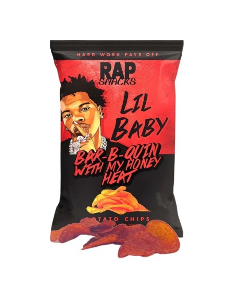 Rap Snacks Papas fritas Lil Baby BBQ y miel
