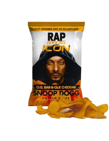 Rap Snacks Patatine Snoop Dogg BBQ & Cheddar