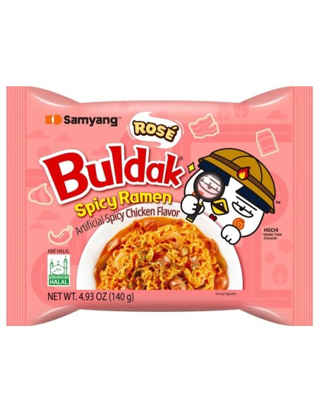 Fideos rosados con pollo picante Samyang Ramen
