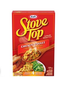 Kraft Stove Top Chicken - Mezcla para relleno con sabor a pollo, 170 g
