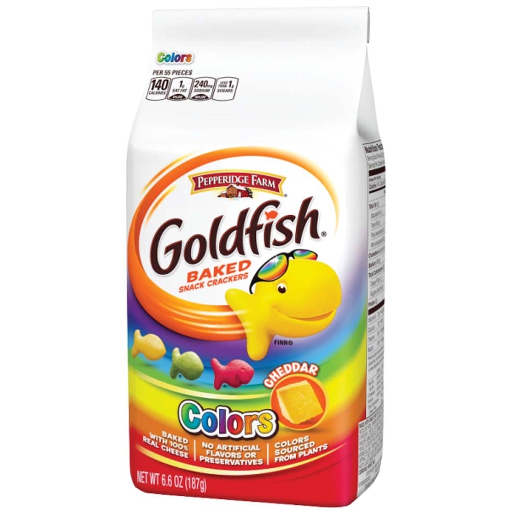 Crackers Goldfish Colors Cheddar