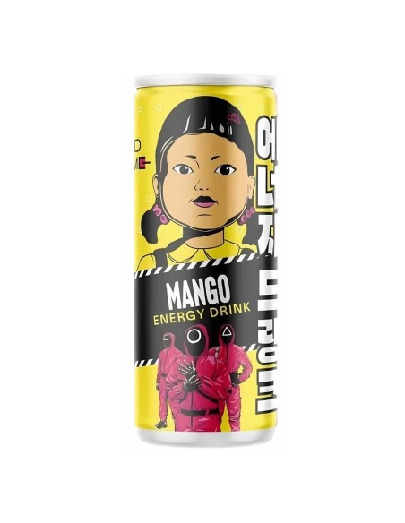 Bebida energética de mango y calamar