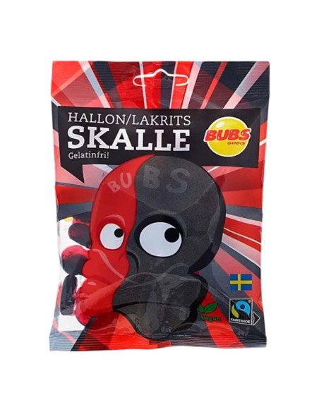 Bubs Hallon Lakrits Skalle 90g