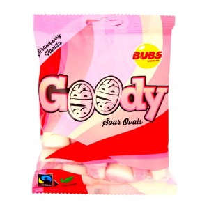 Bubs Goody Sour Oval Fresa...